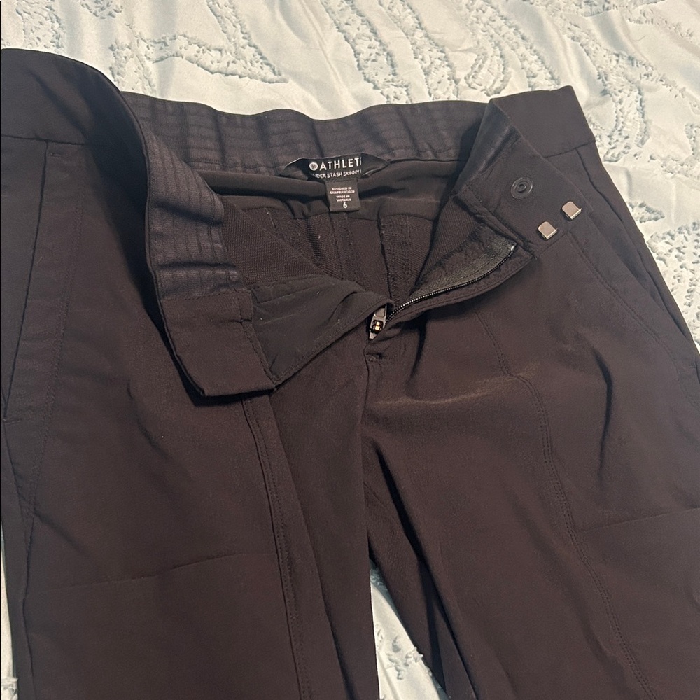 Athleta Black Wander Stash Skinny Pant